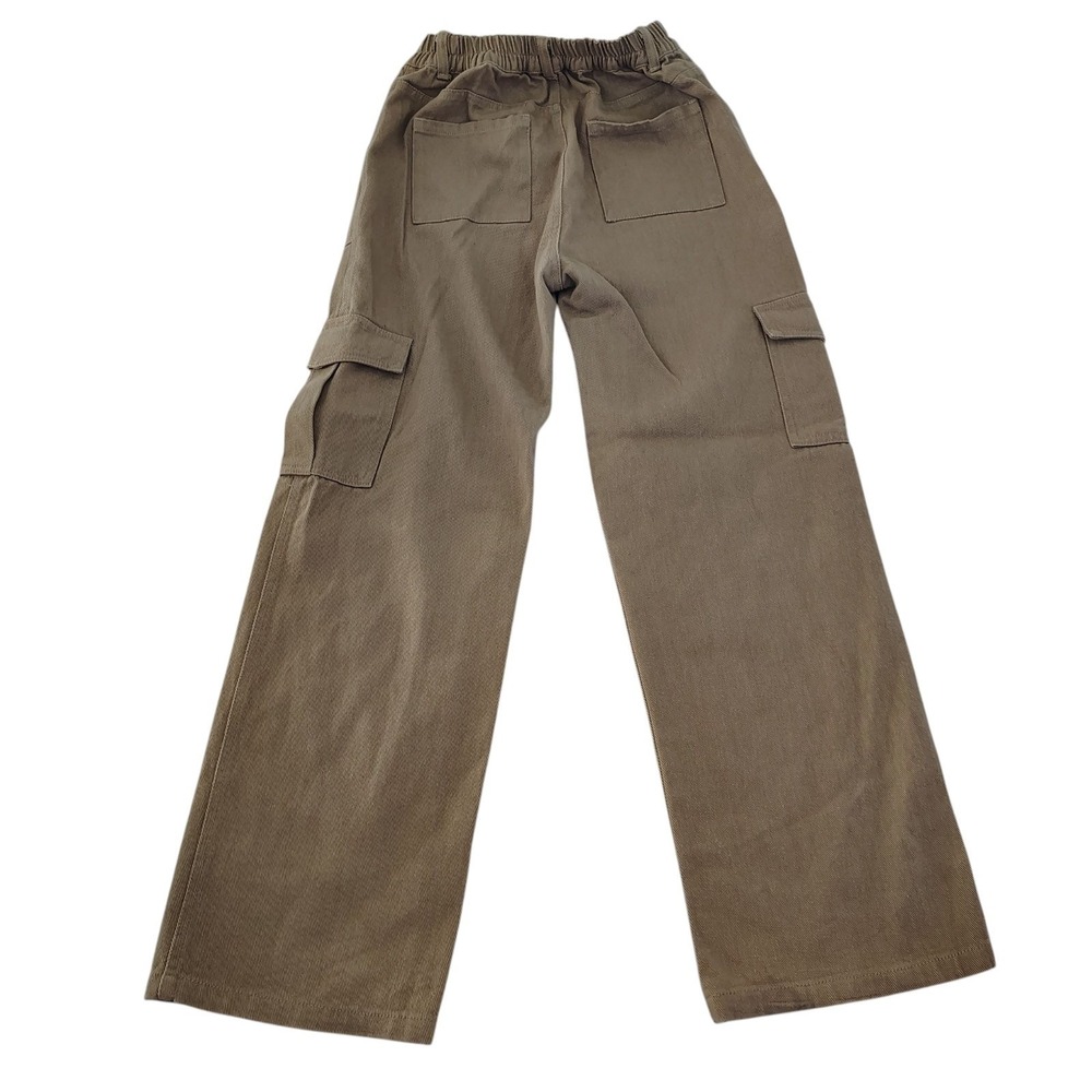 Princess‎ Polly Nique Nickei Utility Cargo Pants Size 2 Beige High Rise PPEB776 - Picture 2 of 10